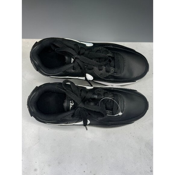 Nike Air Max 90 Black/White Sneakers Youth Cross-Training Athletic Shoes - Picture 4 of 13